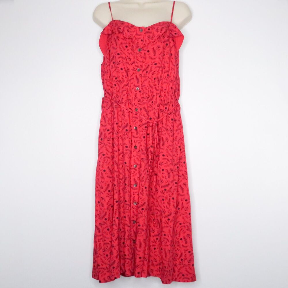Universal Thread Womens Dress‎ Size Large Pink Floral Vacation Italy Feminine